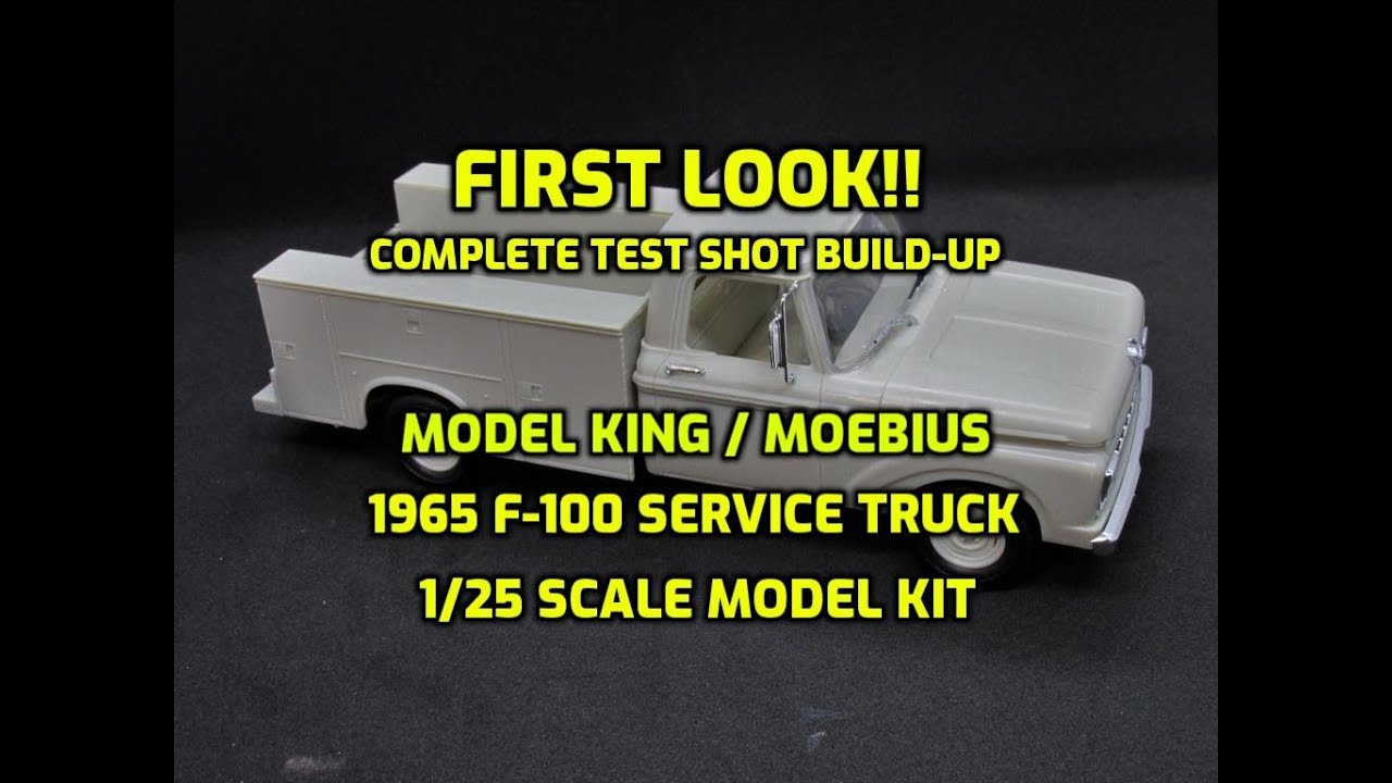 Model King Moebius 1965 F-100 Service Truck 1/25 Scale Model FIRST LOOK 1235