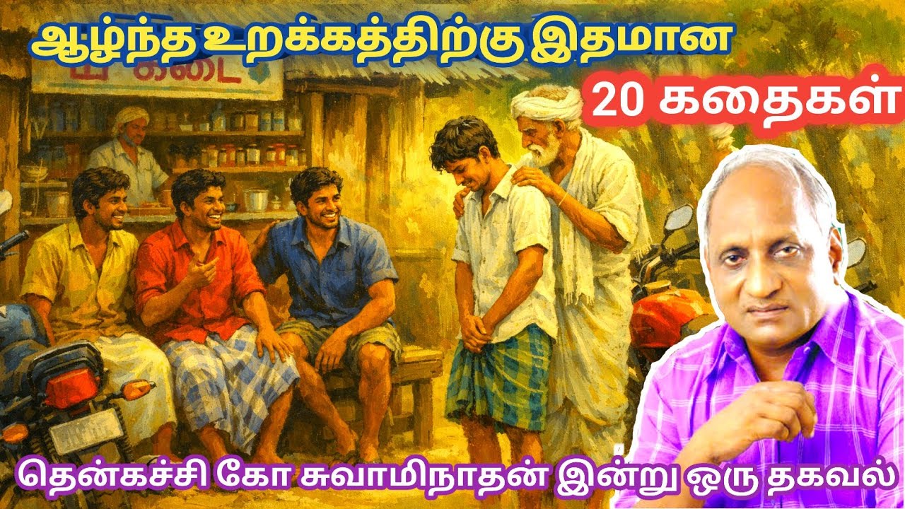 மன அழுத்தம் நீங்கி மன அமைதி   பெற சிறந்த பத்து கதைகள் | தென்கச்சி கோ சுவாமிநாதன் கதைகள்