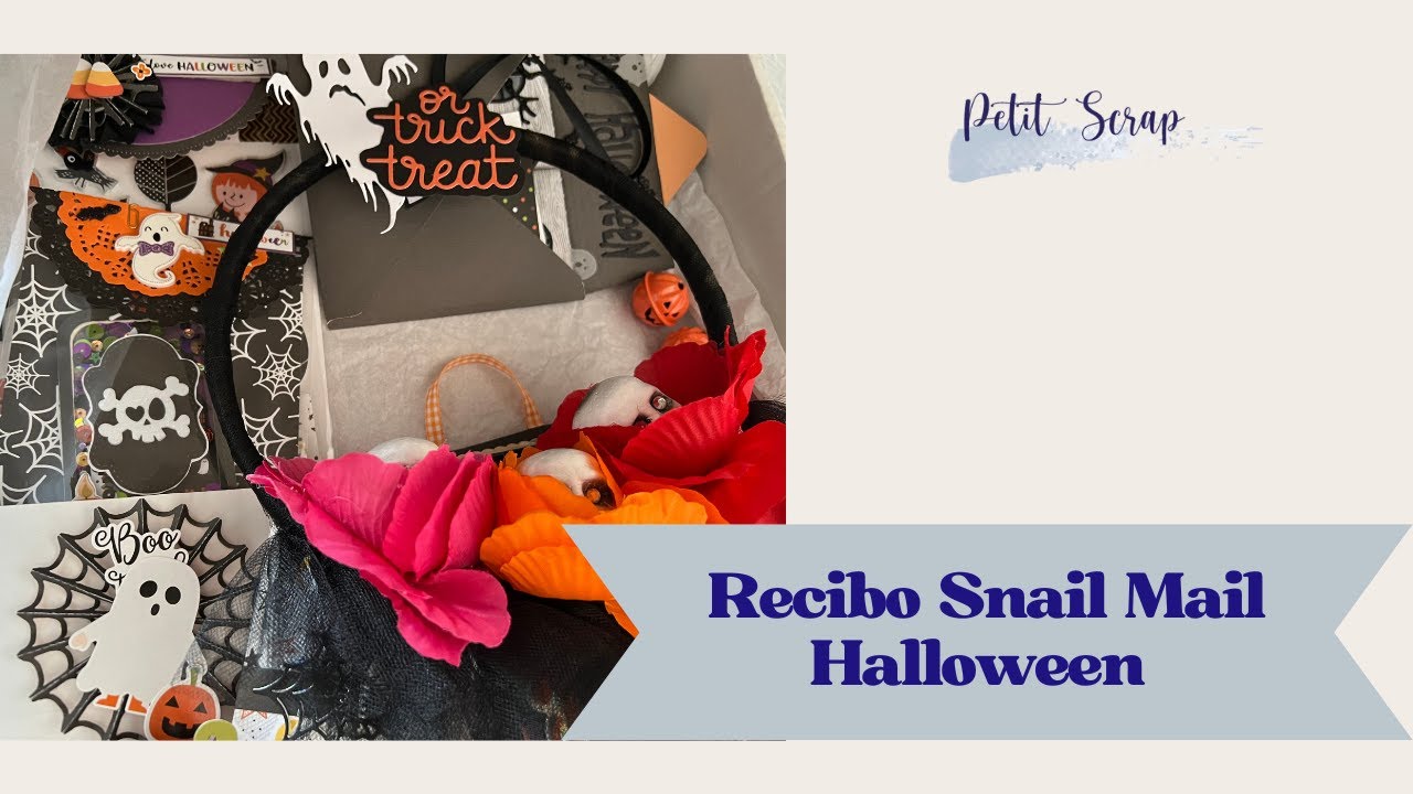 Recibo snail mail de Halloween.