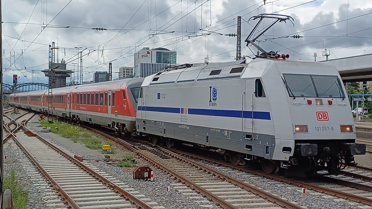 Europa BR 101 057-8 unterwegs am München Nürnberg Express
