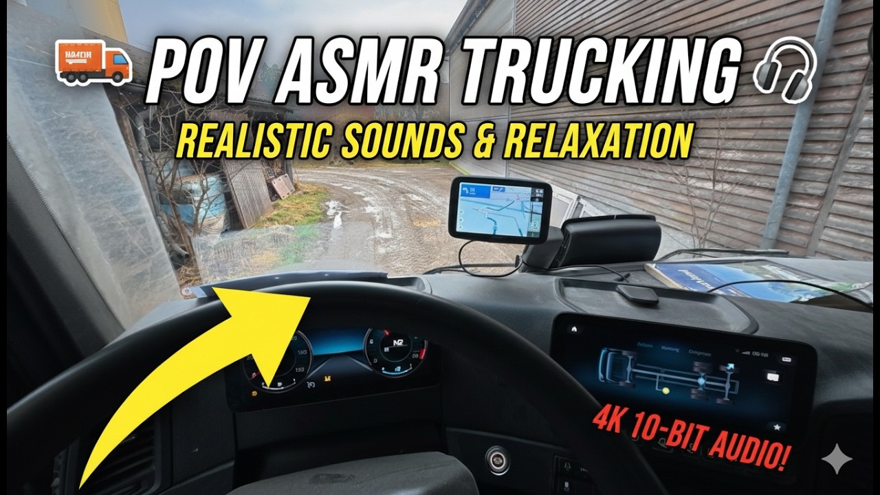 Realistic Silo Trucking POV | 4k 10-bit ASMR | Immersive Road Trip