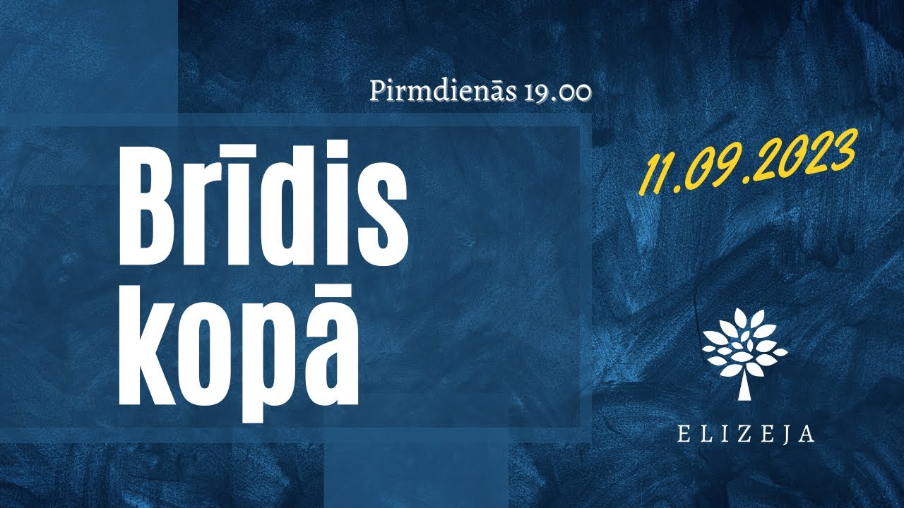 Brīdis kopā (11.09.2023) – MODERNĀ ASKĒZE?