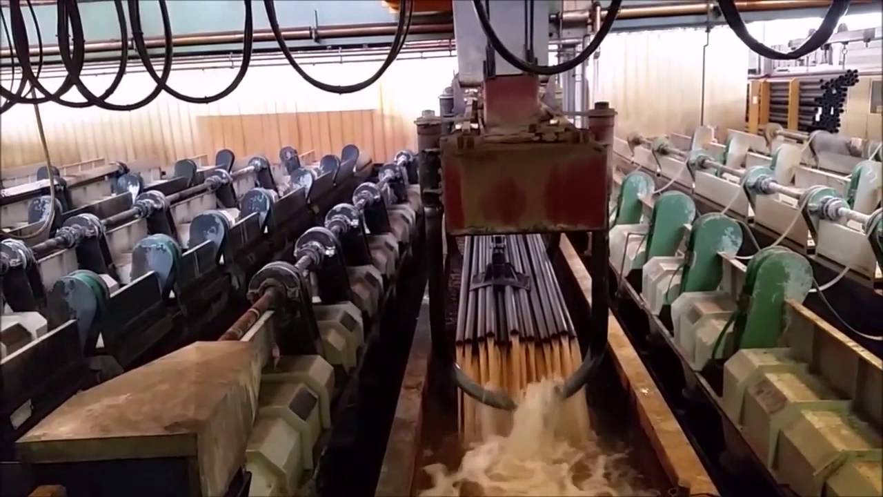 PHOSPHATING AND PICKLING LINE FOR PIPES