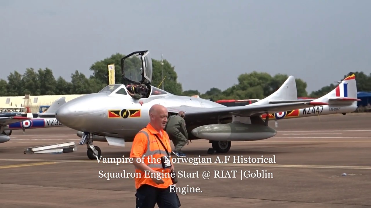 De Havilland Vampire, Venom , Sea Venom ,Goblin + Ghost.