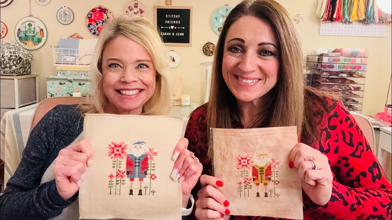 Flosstube 43: We Finished Stitching Wee Santa!