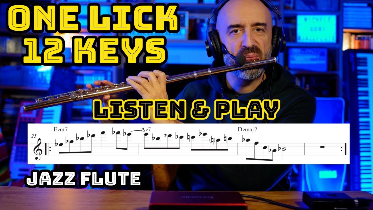 2-5-1 Major Lick n.1 in All Keys | LISTEN & PLAY