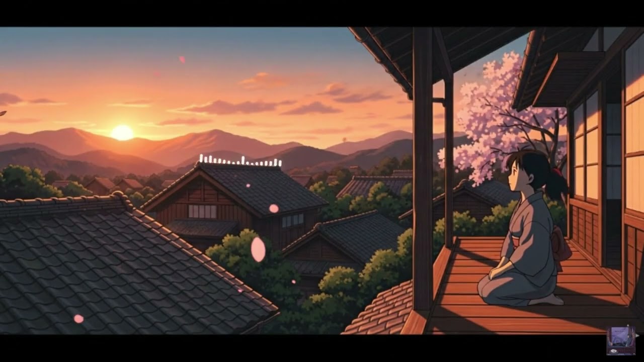 Lo-Fi Ghibli Evening  | Violin & Piano Under Cherry Blossoms