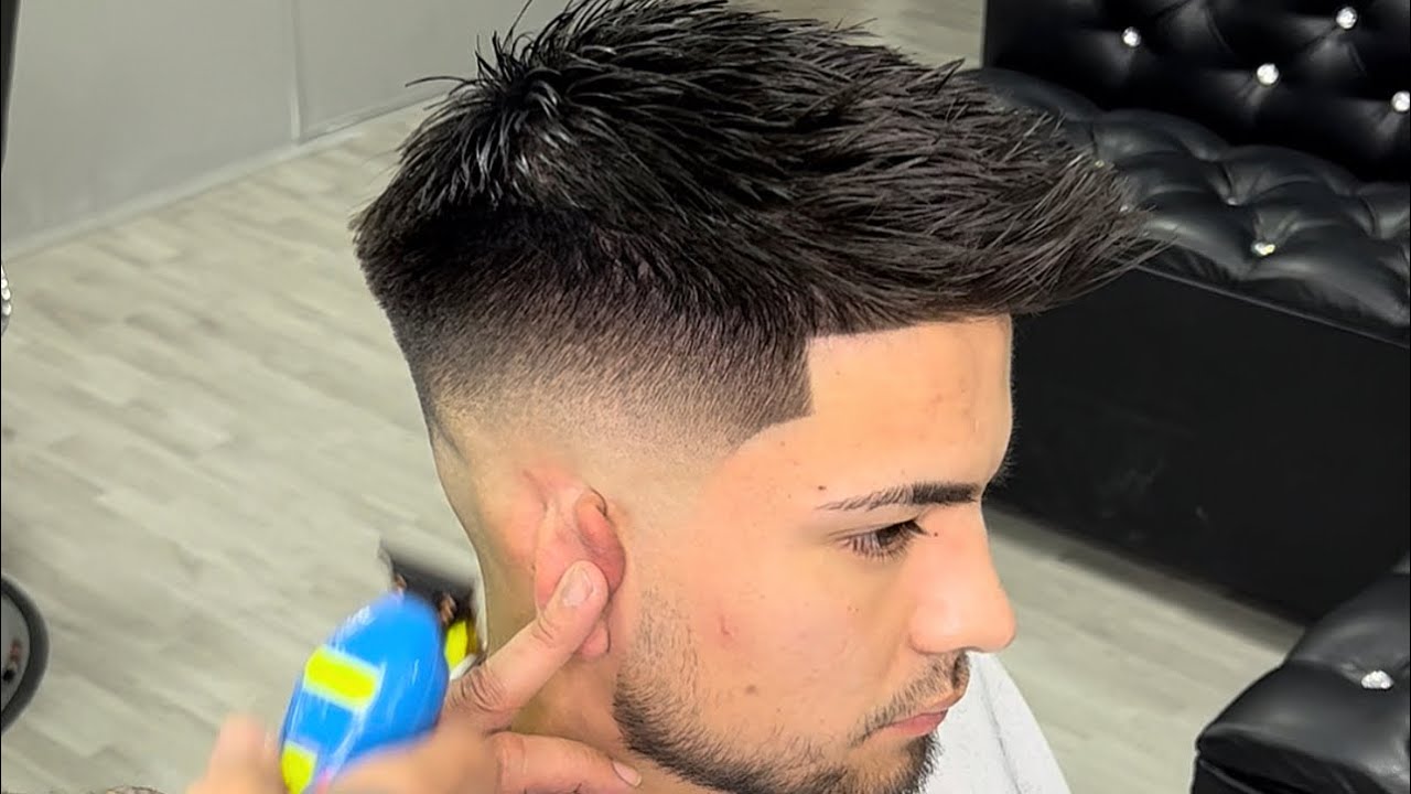 Cabello liso en punta ( corte del día a día )