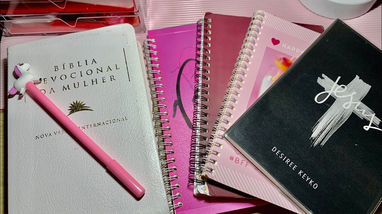 COMO ORGANIZO MEUS CADERNOS DE ESTUDO BÍBLICO+DICAS