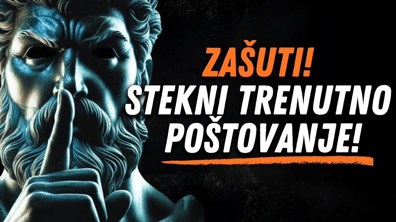 PRESTALI STE DAVATI OBJAŠNJENJA... A POŠTOVANJE JE PORASLO U TIŠINI RIJEČI | STOICIZAM