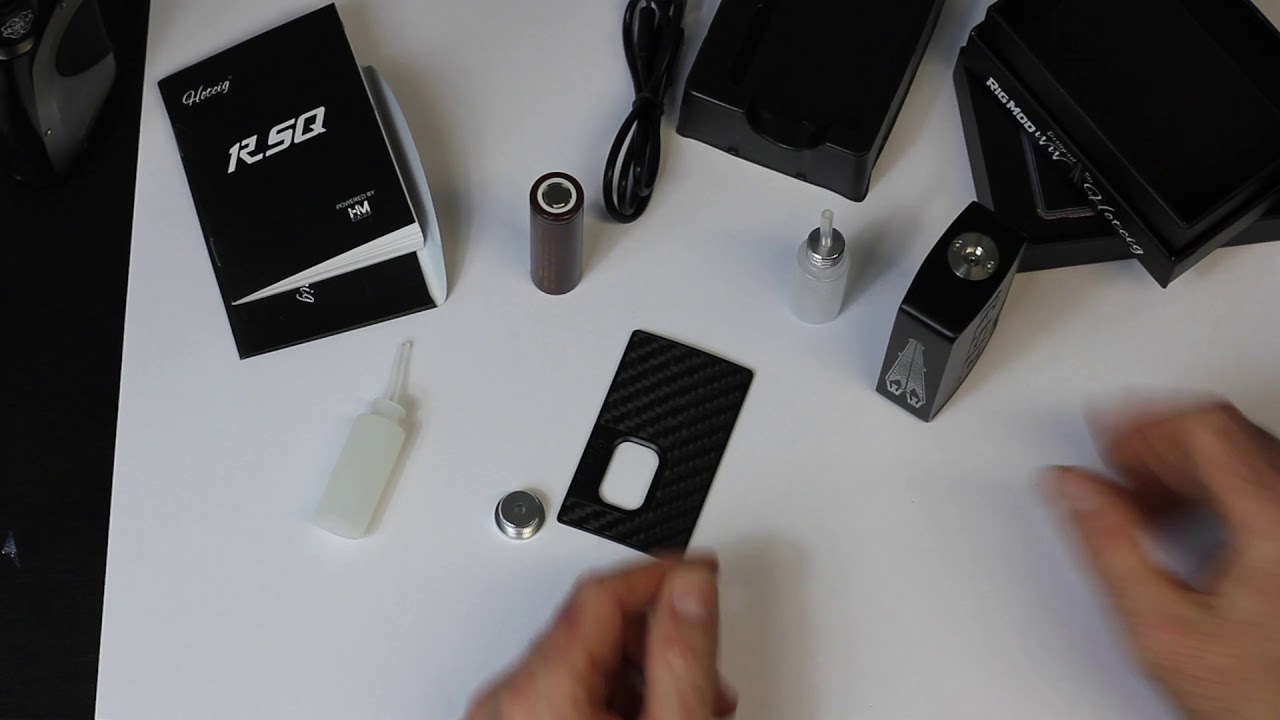 Squonker:  DotMod dotRDA mit Hotcig RSQ Squonk Box