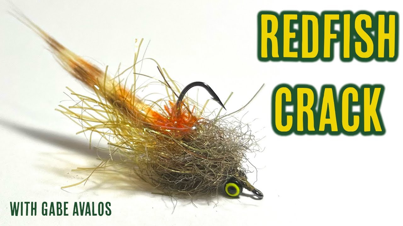 The Redfish Crack - || FLY TYING TUTORIAL || - With @luchadorflyco