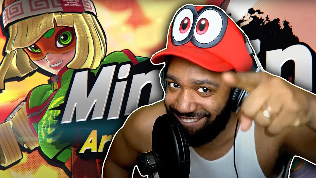MIN MIN 4 THE WIN WIN! Super Smash Bros ARMS Character Reveal REACTION | runJDrun
