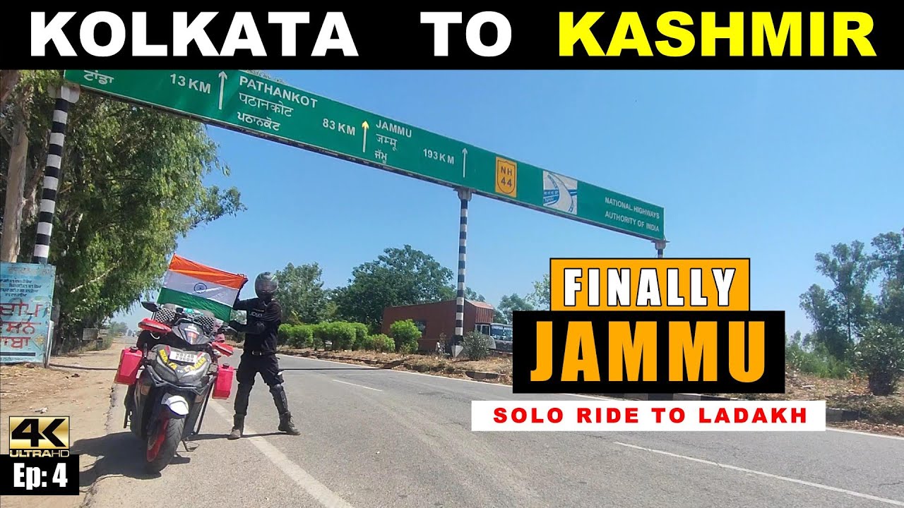 4️⃣ Jalandhar to Jammu | Kolkata to Ladakh & Kashmir solo ride on scooty | Aerox | Final Destination