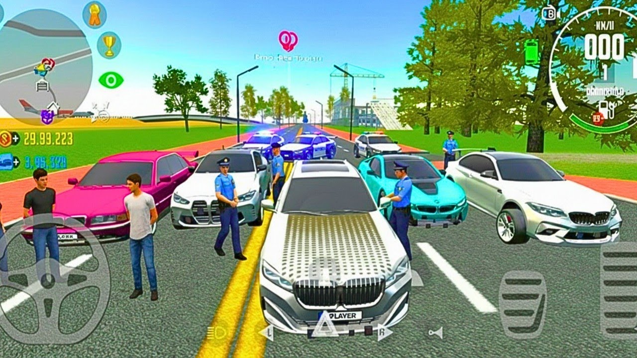 BUSTED STREET RACING GONE WRONG WITH MY FRIENDS 😯😈 || CAR SIMULATOR 2 GAMEPLAY 
