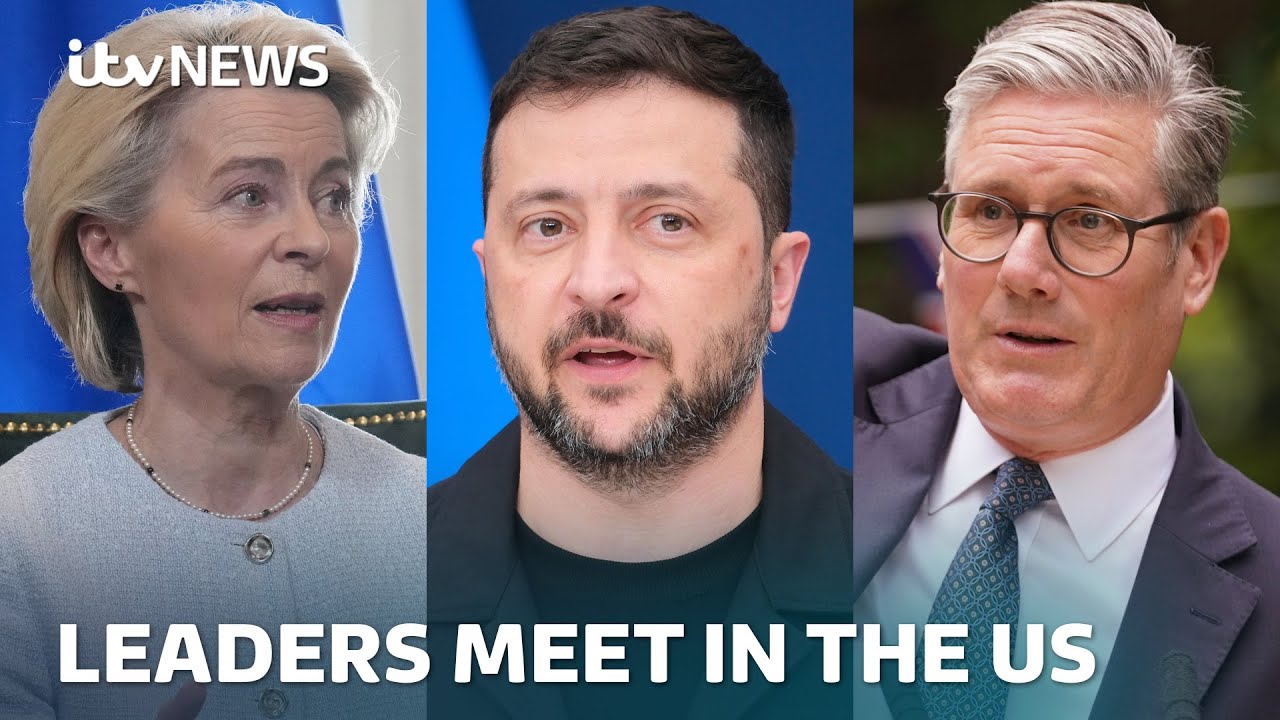 Watch live as European leaders arrive in Washington DC ahead of White House meeting | ITV News