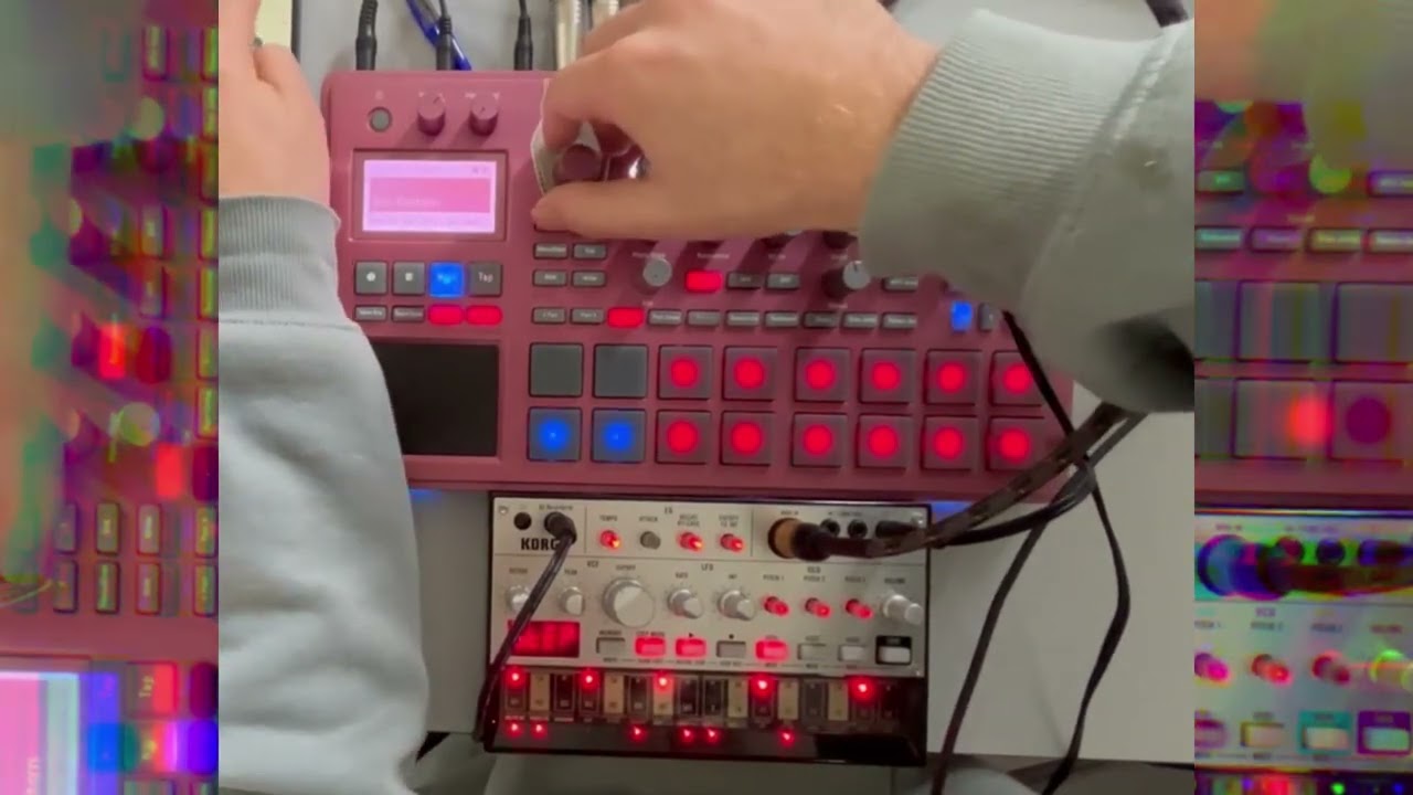 TECHNO-LIVE SET- KORG ELECTRIBE 2 - VOLCA BASS