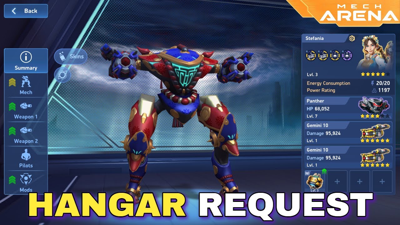 Hangar Request | Panther Gemini 10 | Mech Arena