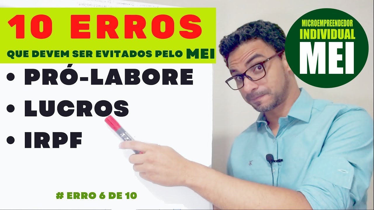 MEI - MICROEMPREENDEDOR INDIVIDUAL | IMPOSTO DE RENDA - IRPF | LUCRO DISTRIBUÍDO | PRÓ-LABORE
