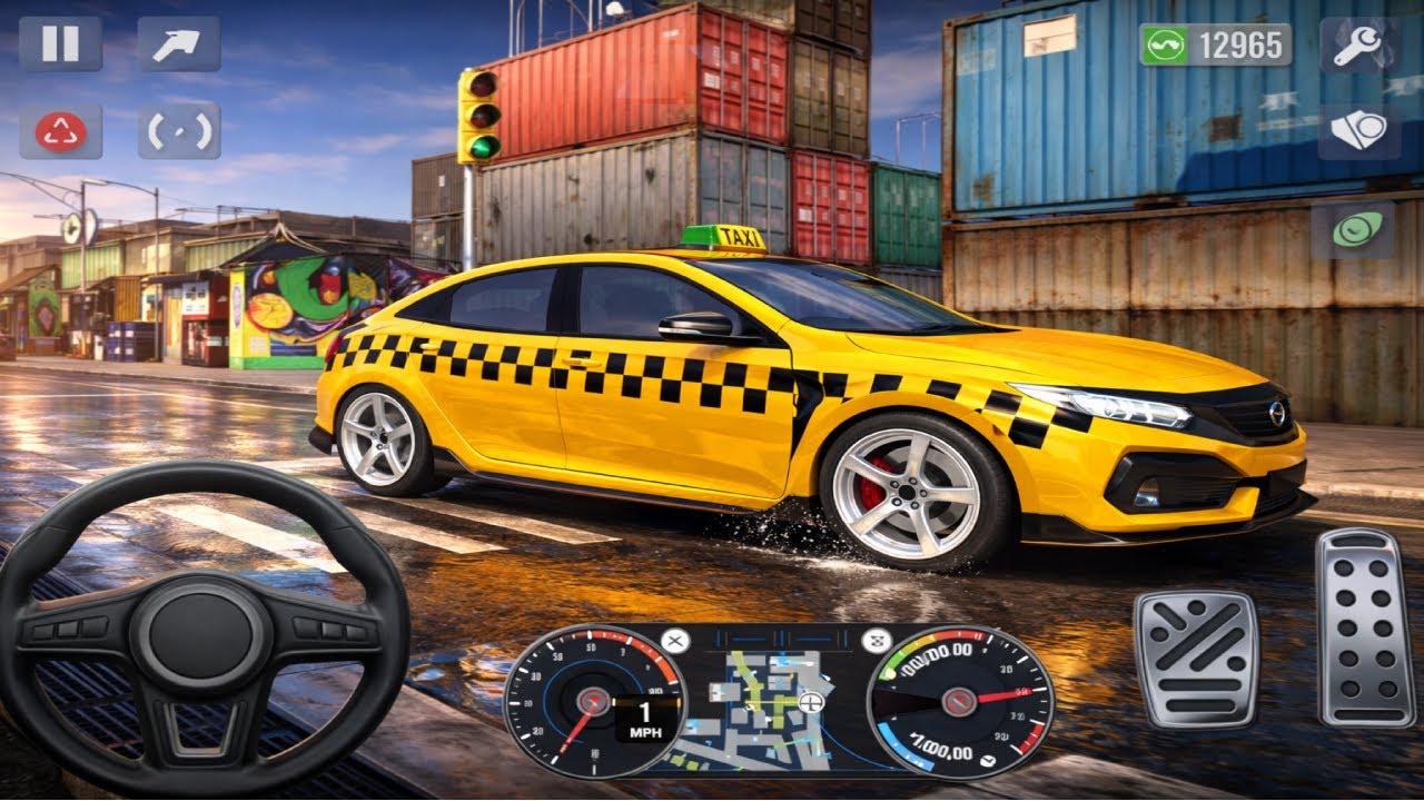 Taxi Simulator 2026 by Ovilex – Honda Accord Taxi Driving – Android & iOS Gameplay