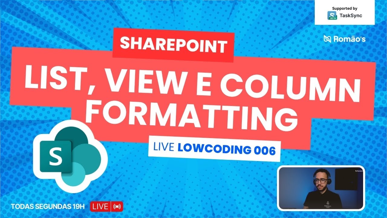 List Formatting no SharePoint - Live LowCoding 006