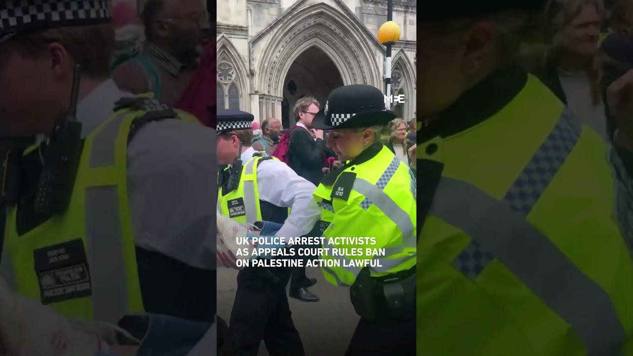 Police arrest activists as appeals court finds ban on Palestine Action lawful