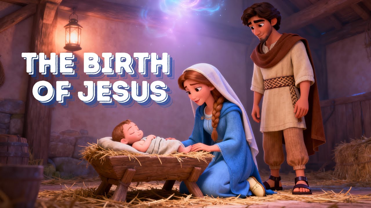 The Birth of Jesus | Christmas Bible Story for Kids