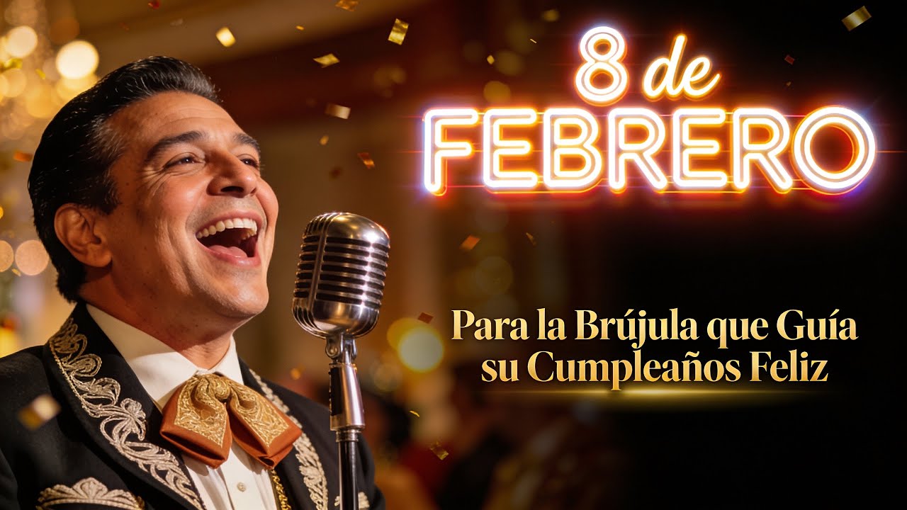 Para la brújula que guía este 8 de febrero: ¡Un Cumpleaños Feliz con mariachi especial! 🧭