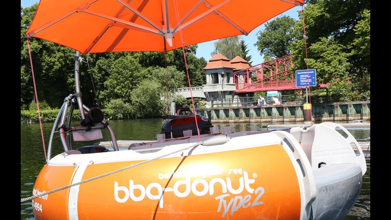 bbq donut &reg; Grillboot - Berlin Tegeler See