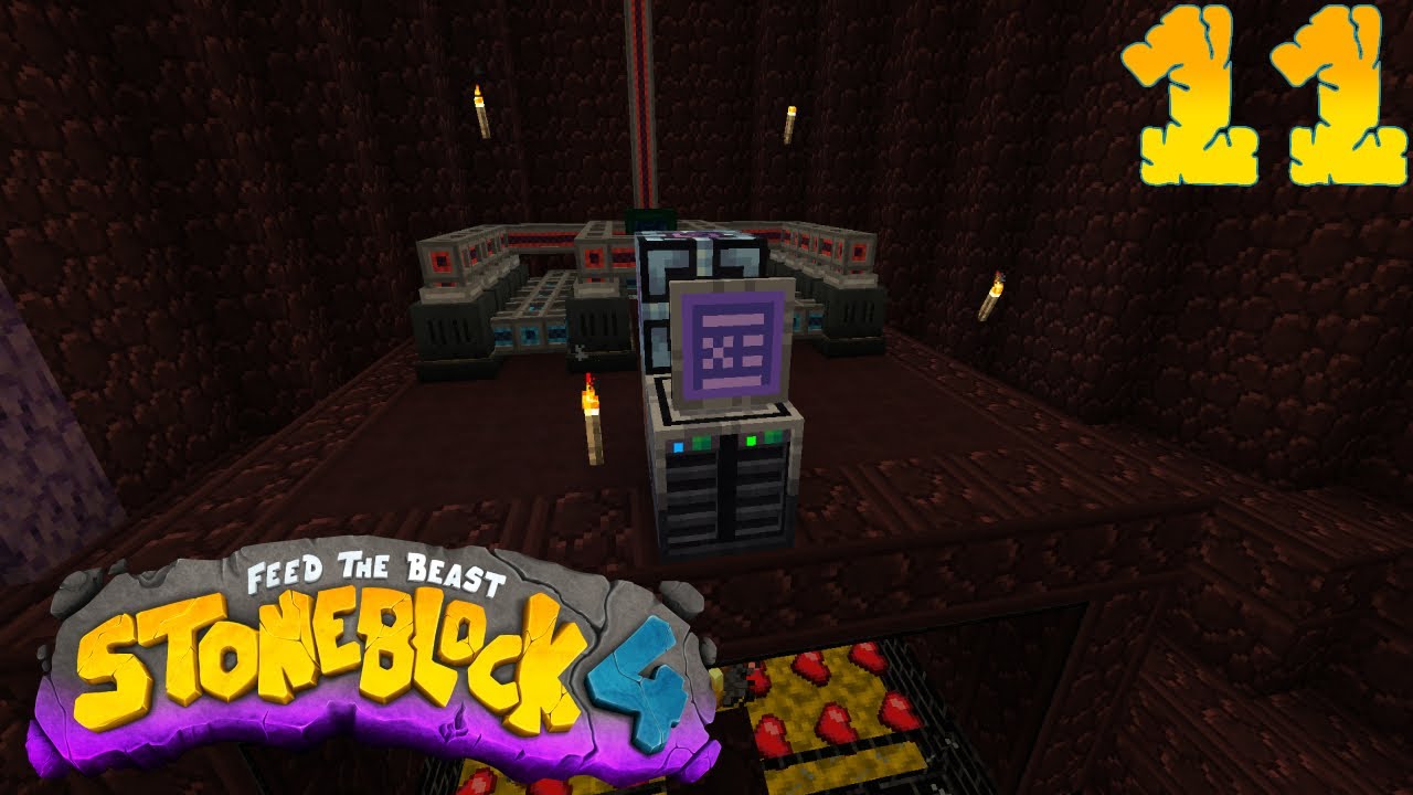 StoneBlock 4 #11 Applied energistics 2