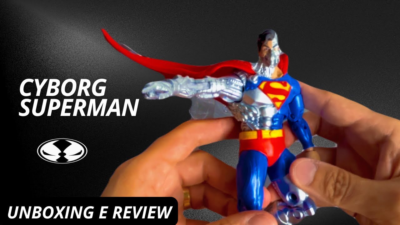 REVIEW BR- CYBORG SUPERMAN MACFARLANE TOYS @allan.ribeiro.reviews #fyp #viral 