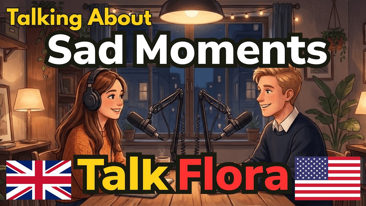 How to Talk About Sad Moments in English | English Conversation Practice