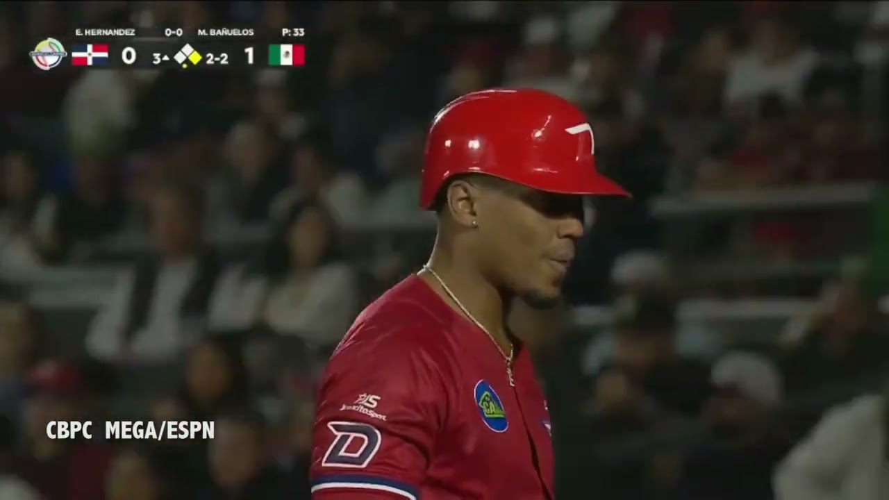 MANNY BAÑUELOS PITCHER, MXR VS DOM 01 FEBRERO 2026
