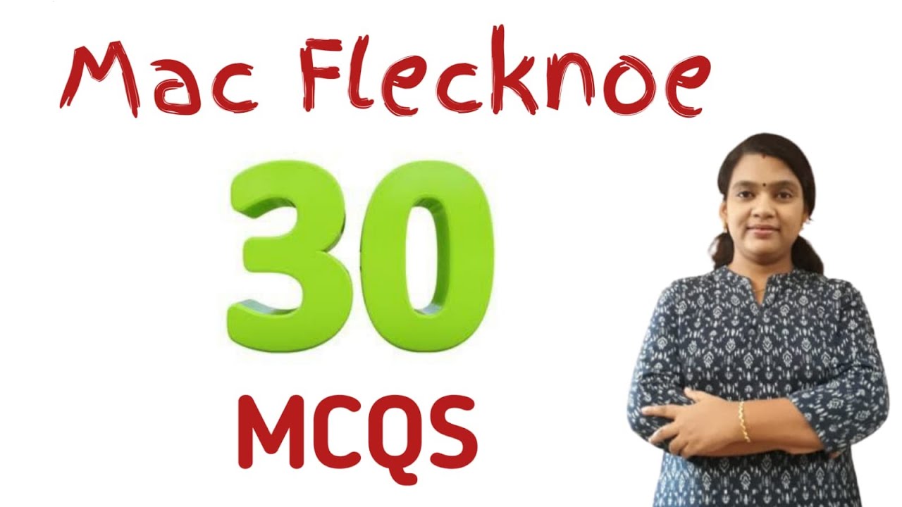 MAC FLECKNOE JOHN DRYDEN MCQS VHSE ENGLISH/ HSST ENGLISH /HSA ENGLISH / NET /SET ENGLISH /KTET ENG