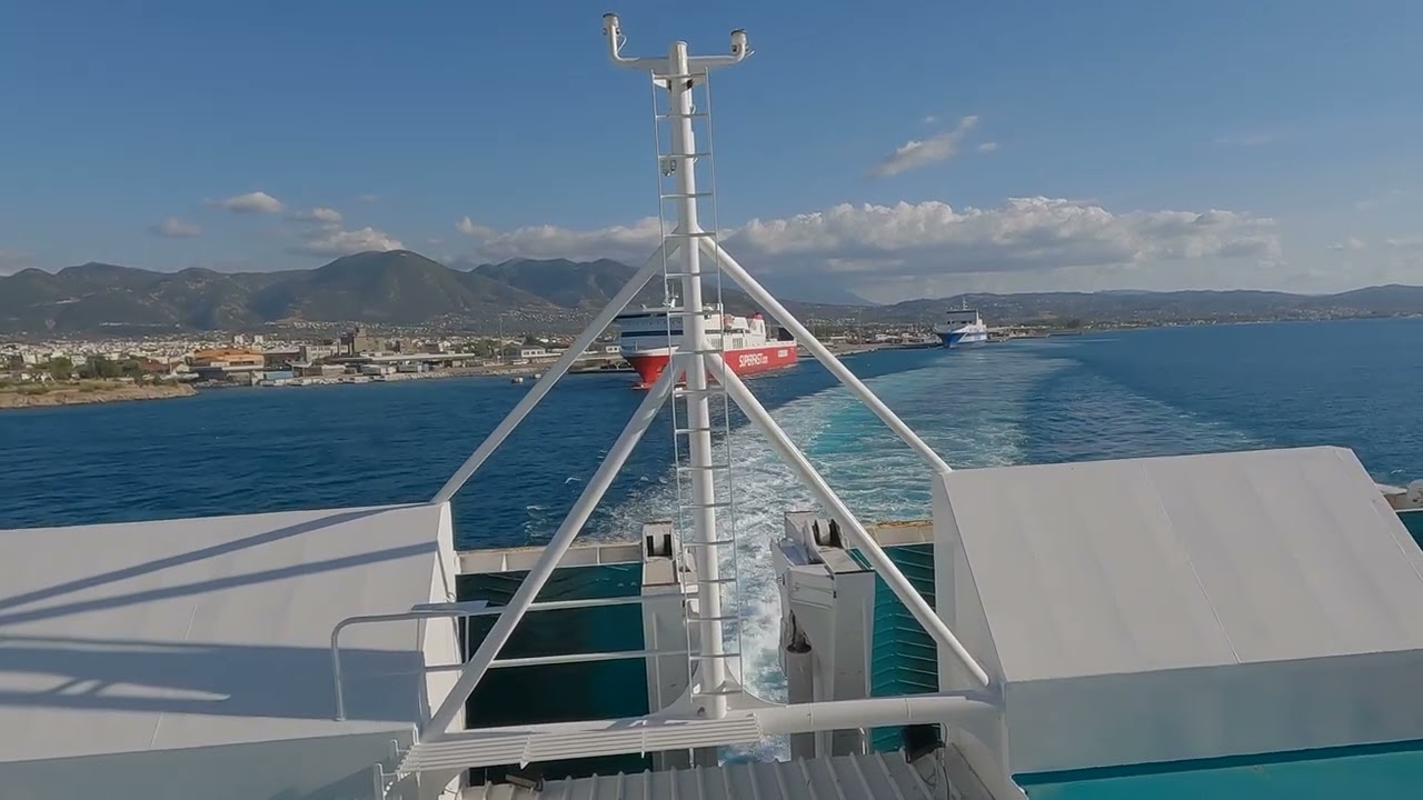 Anek Lines H/S/F Olympic Champion (Superfast III) Departure from Patras