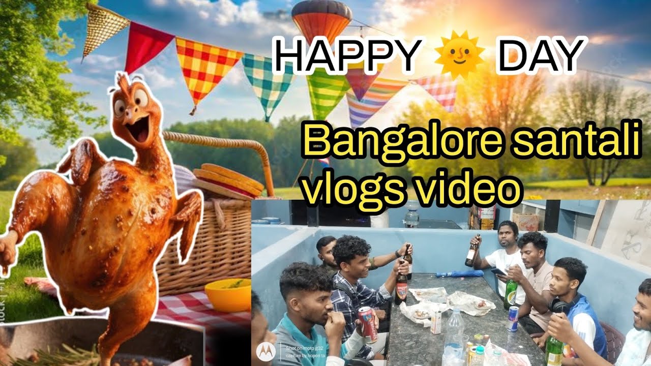  Sun 🌞 Day Vlog Video #Bangalore Santali Vlog Video # Mr Nachar Kola