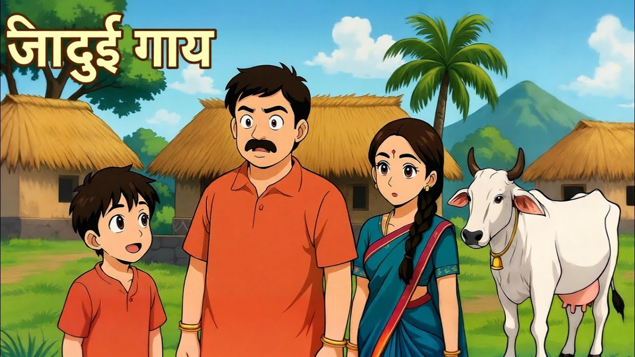 “गाय ने ऐसा क्या किया कि सब हैरान रह गए?” #3dstory #cartoon #3danimation #morallesson #morallesson 