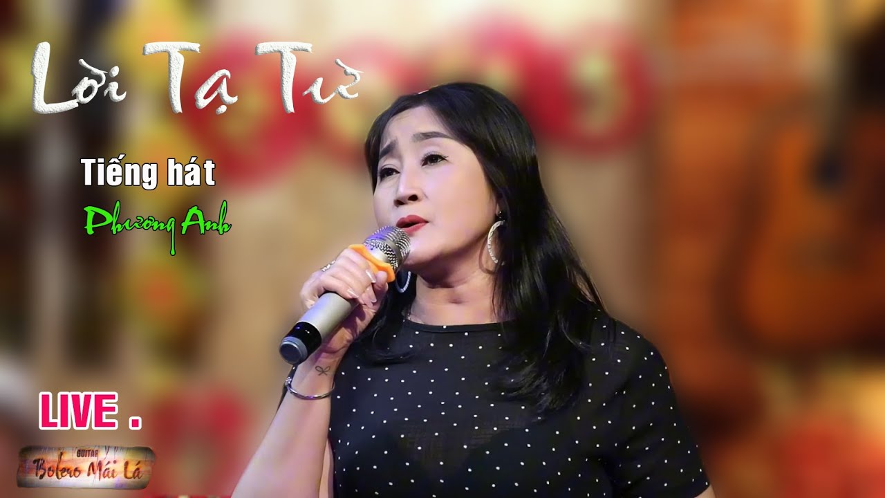 Lời Tạ Từ | Phương Anh hát giao lưu tại | Ducmanh Guitar Bolero Mái Lá