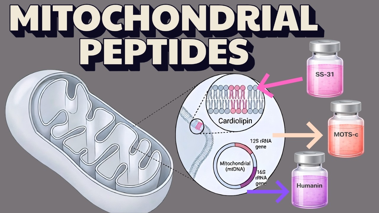 The Real Difference Between Popular Mitochondrial Peptides: SS-31, MOTS-c, and Humanin