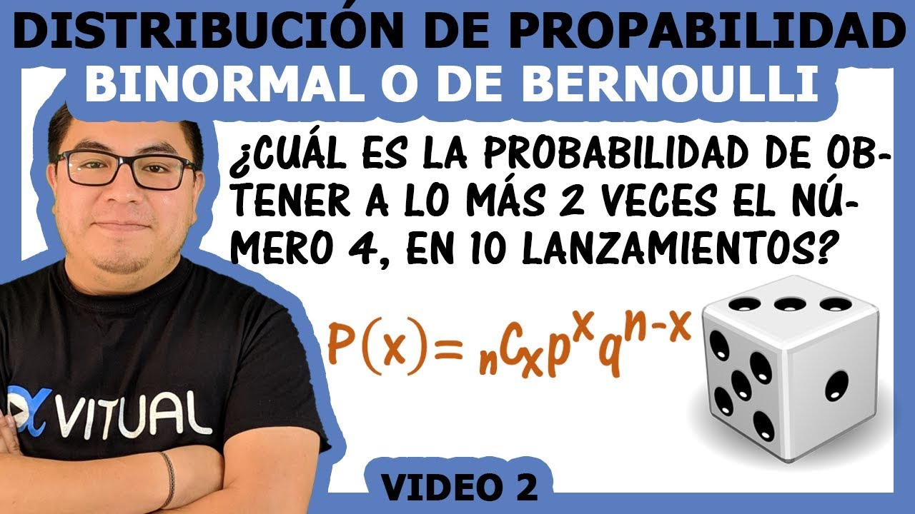 Distribución de Probabilidad Binormal o de Bernoulli video 2 | Vitual
