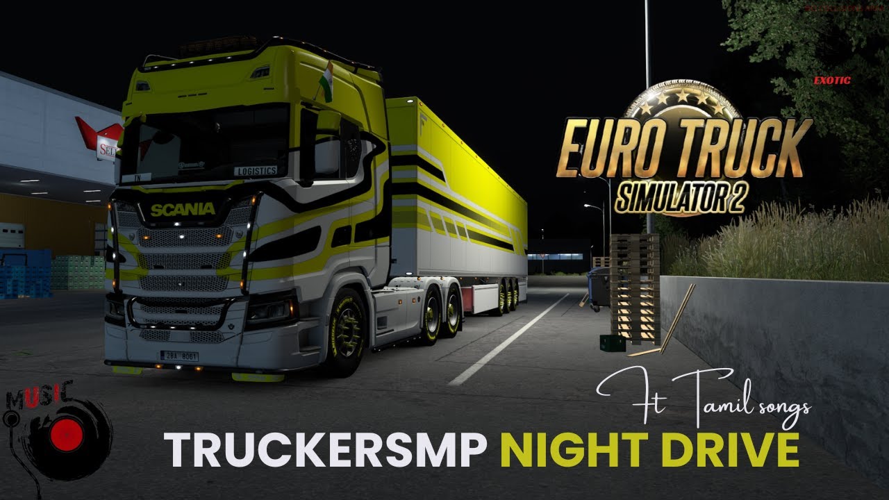 1071 KMS Non Stop Driving in Truckers MP| ✨Ets2 Night Drive Ft.Tamil Songs❤️| Tamilnadu Logistics|