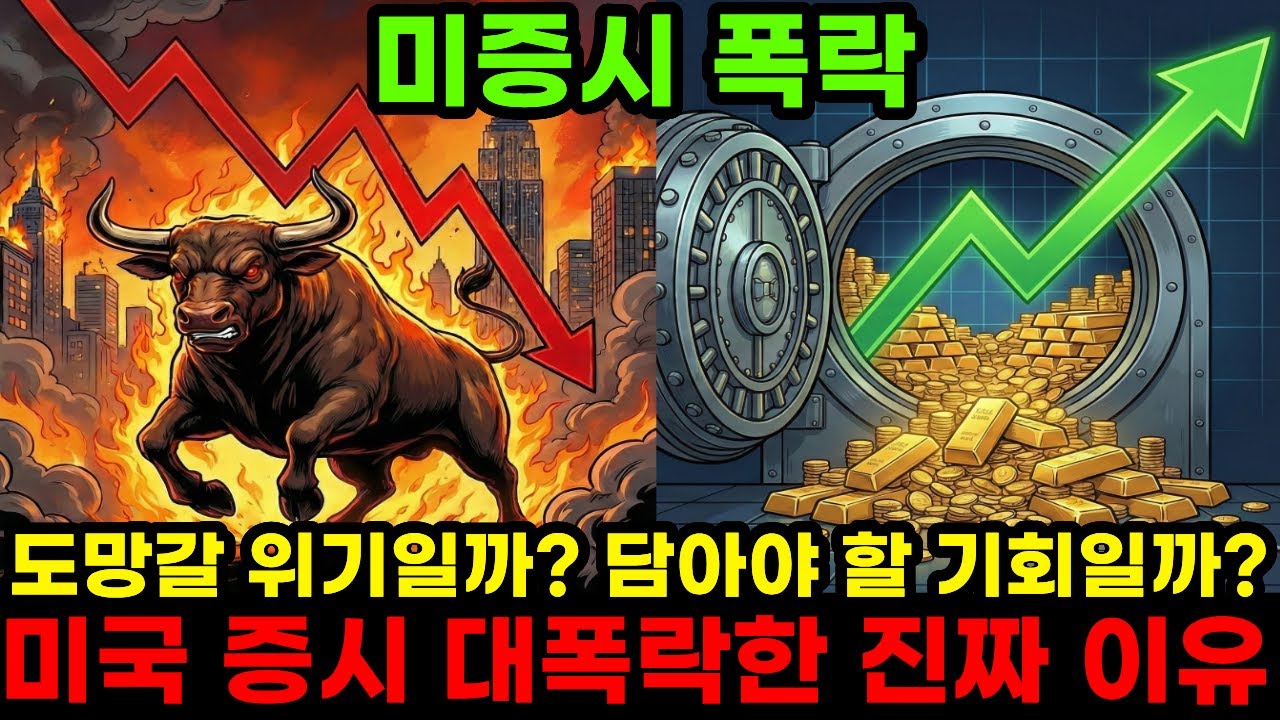 미국 주식 대폭락 도망갈 ‘위기’일까 담아야 할 ‘기회’인가? (7조원 규모 역대급 투매의 진짜 이유)