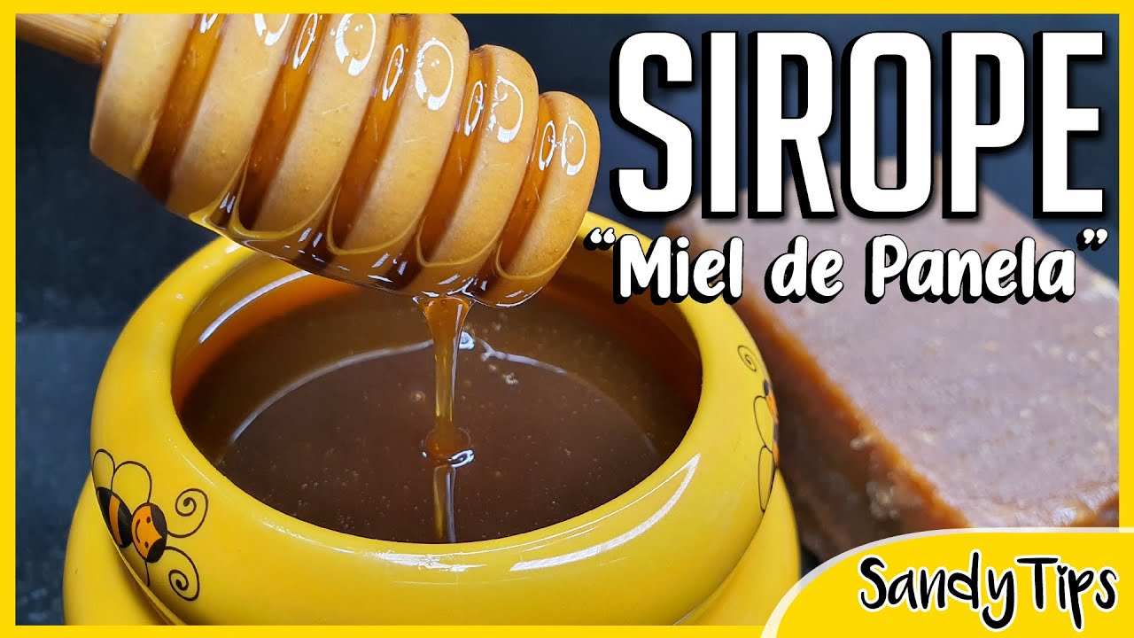 Como Hacer Sirope o Miel de Panela Con Solo 3 Ingredientes - Miel de Caña Vegana 💜 SandyTips