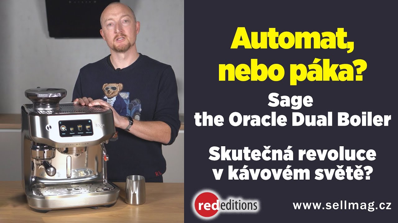 Automatický pákový kávovar? Sage The Oracle Dual Boiler spojuje dva světy kávy - podrobná prezentace
