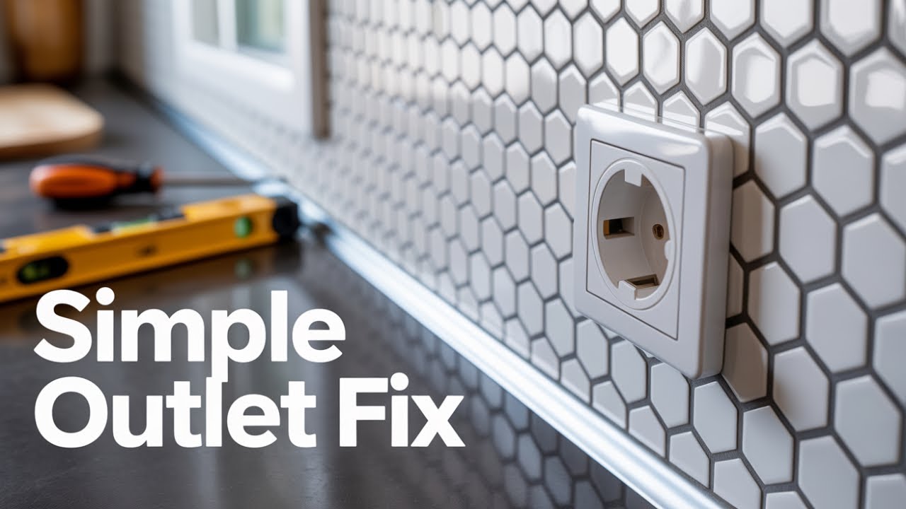 Wall Outlet Adjustment made Easy (Fix Sunken or Crooked Outlets and Switches)