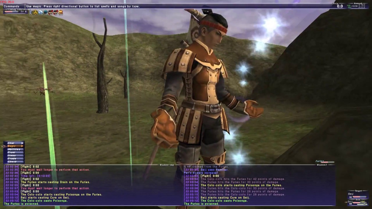 FFXI Nasomi -- Wings of Fury BST Solo
