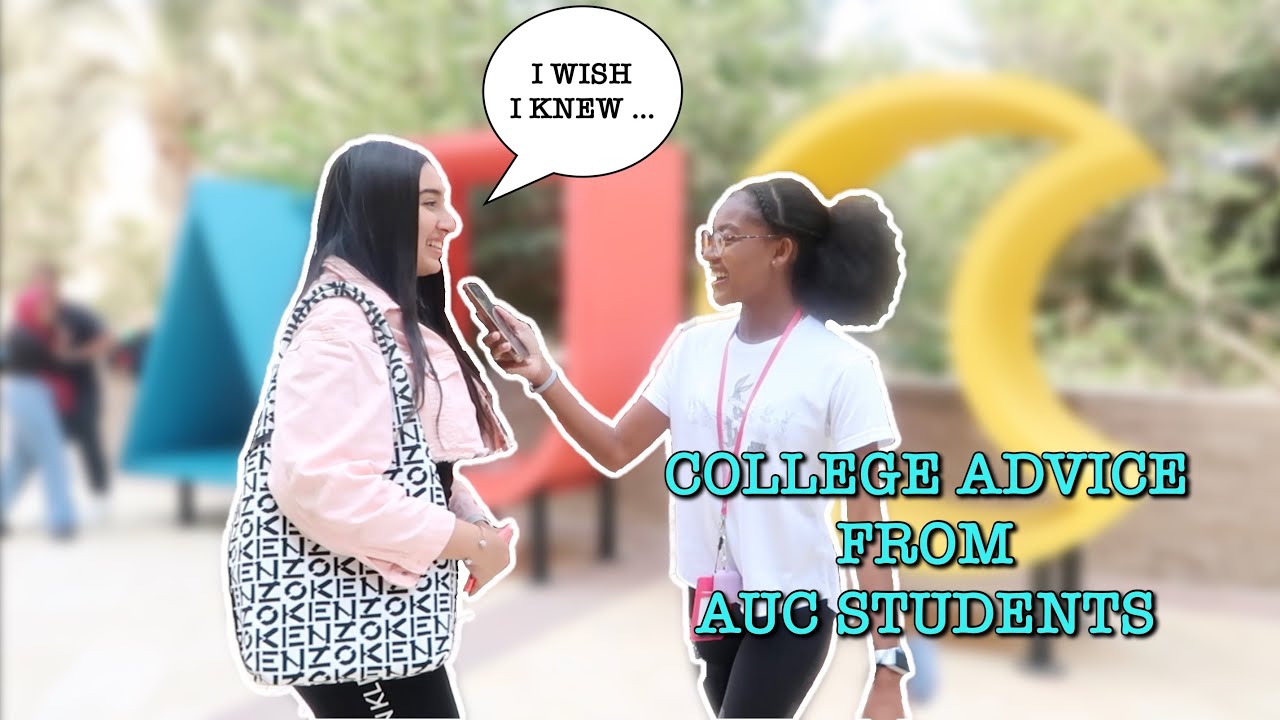 I WISH I KNEW ... | Public Interview @ The American University in Cairo