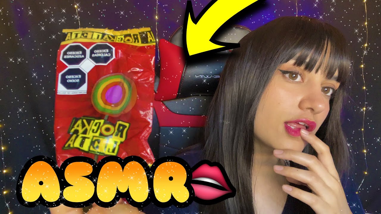 ASMR COMIENDO PALETA || Mouth Sounds con Rockaleta || ASMR EN ESPAÑOL (mucha babita) #ASMR