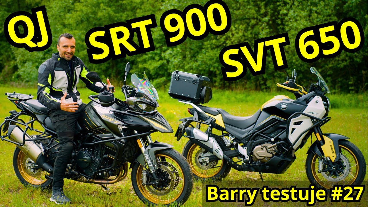QJ Motor SRT 900 SX [Premiera] oraz SVT 650 X | Który dla kogo? | Test, opinie | Barry testuje #27