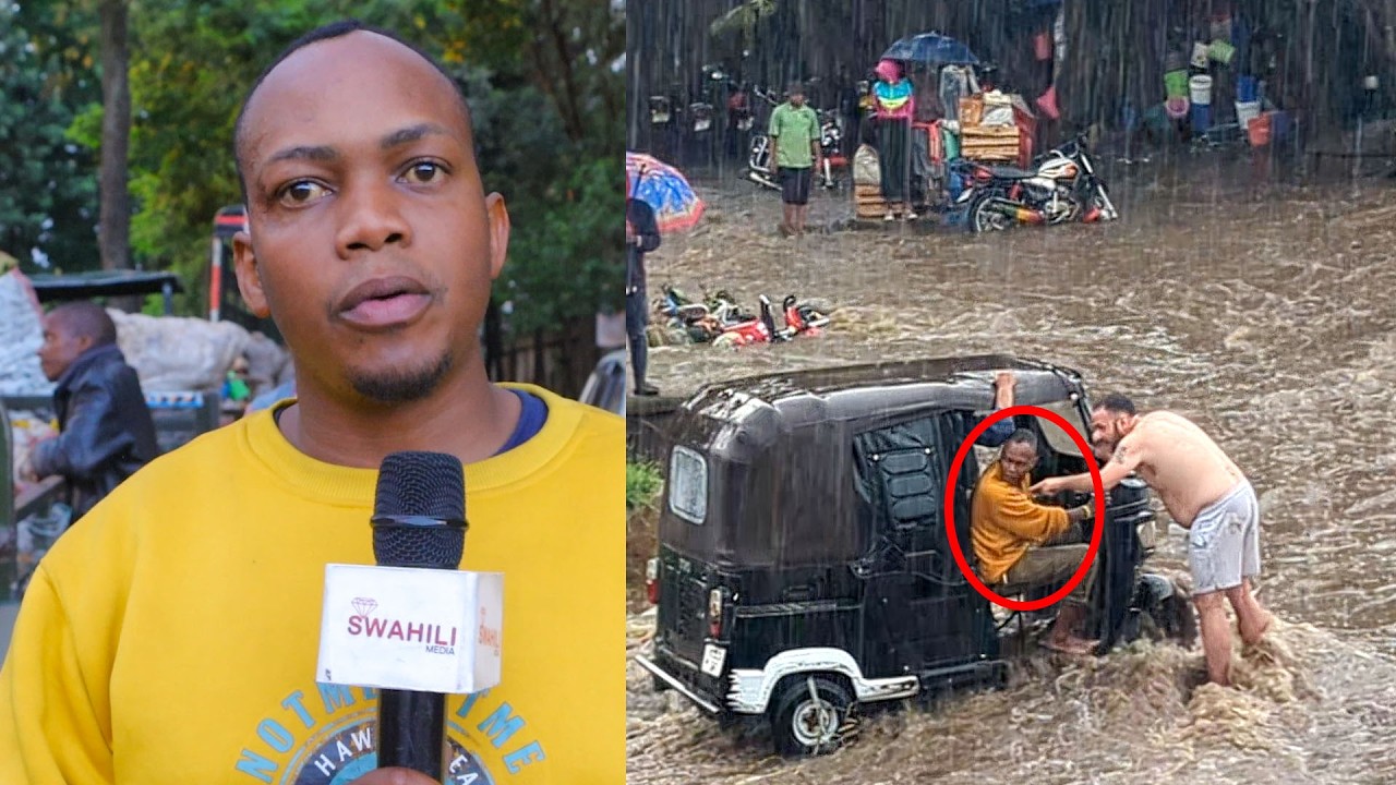 HUYU HAPAA!! KIJANA ALIYEOKOLEWA NA RAIA WA KIGENI KWENYE MAFURIKO ARUSHA